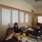 Bob, Tom and Marika planning a campaign