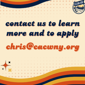 contact us to learn more and to apply: chris@cacwny.org